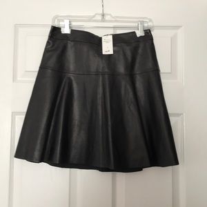 Banana Republic Leather Miniskirt